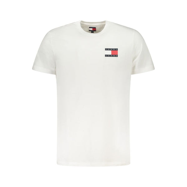 Tommy Hilfiger White Cotton Men's T-Shirt