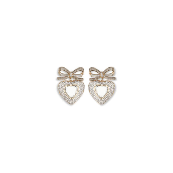 Self-Portrait Gold Brass Earrings