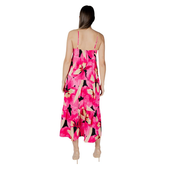 Only Multicolor Viscose Long Dress