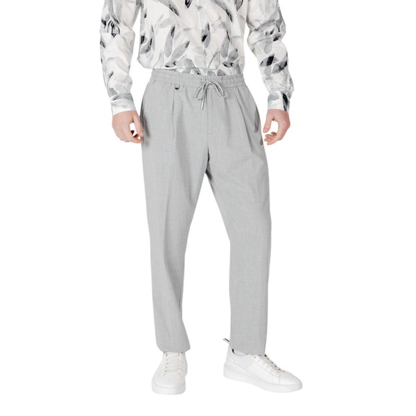Antony Morato Gray Polyester Casual Pants
