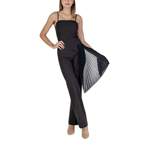 Rinascimento Black Polyester Rompers