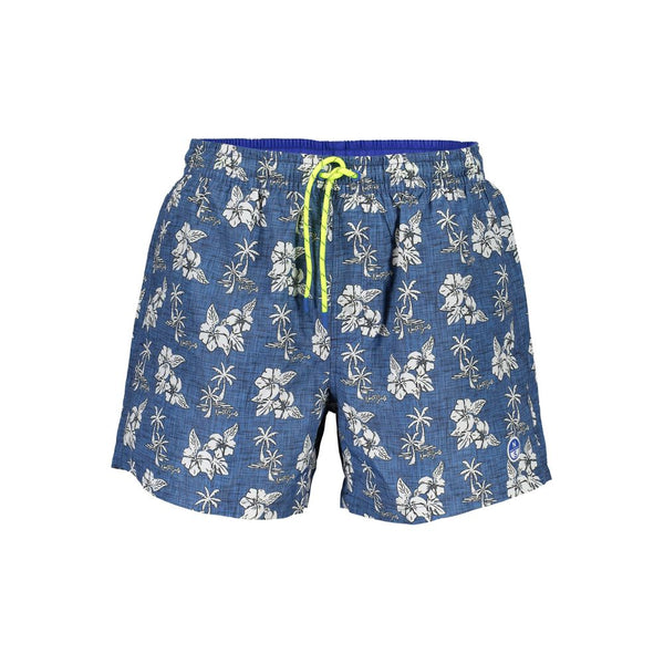 North Sails Blu Polyester Men Swim Boxer
