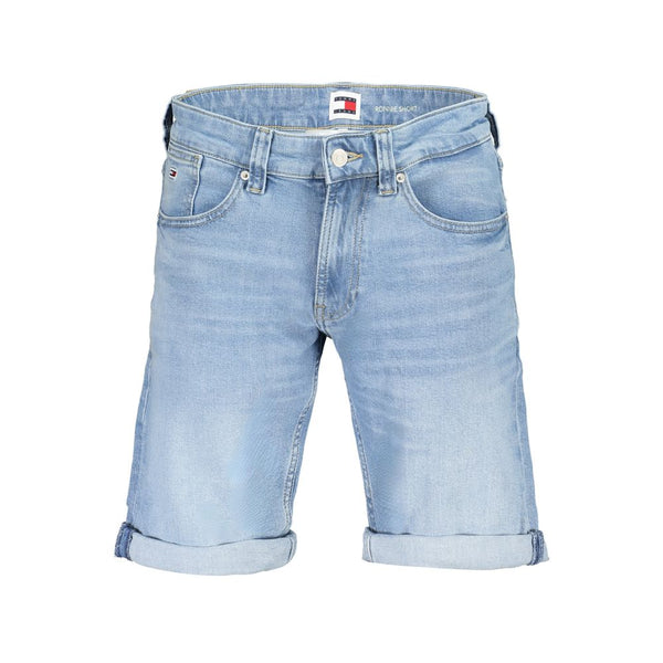 Tommy Hilfiger Azzurro Cotton Mens Short