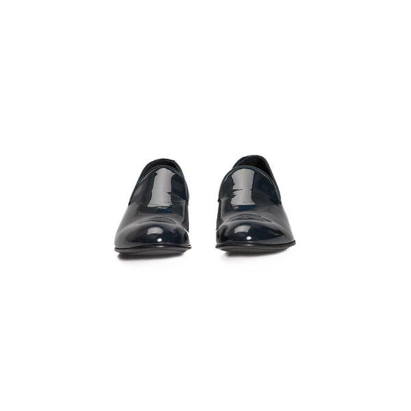 Roberto Pepe Luxury Blue Calfskin Men Loafer