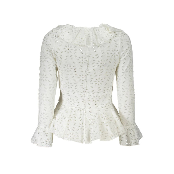 Desigual Bianco Cotton Women Blouse