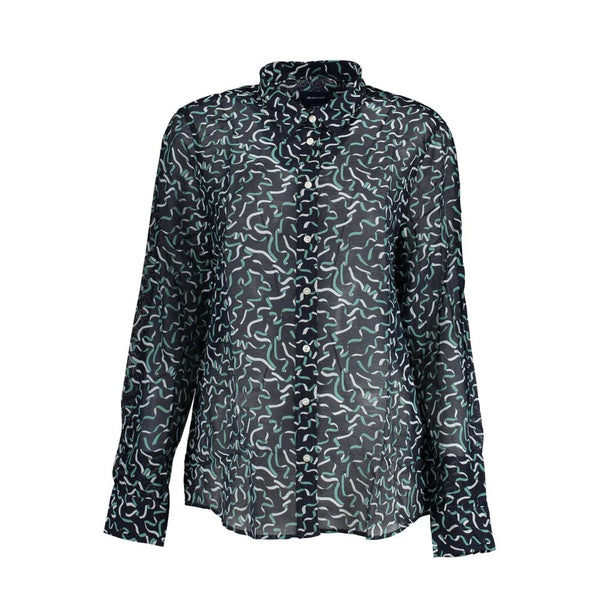 Gant Blue Cotton Women Shirt