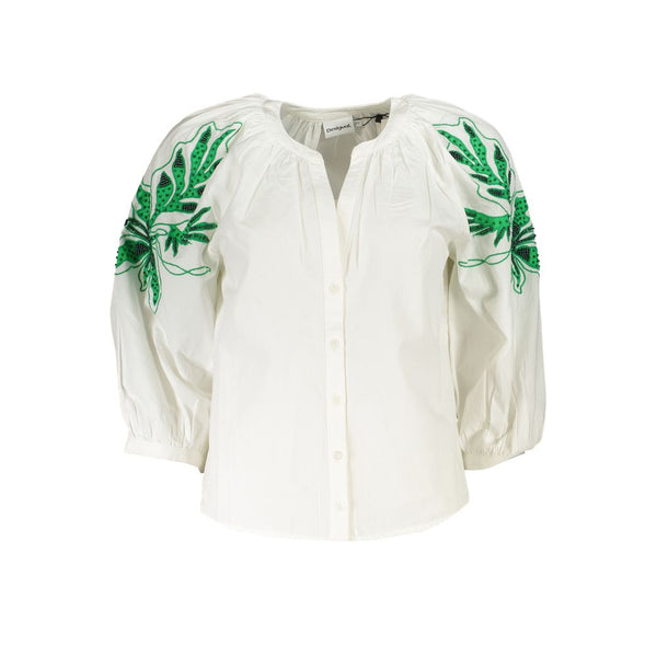 Desigual Bianco Polyester Women Shirt