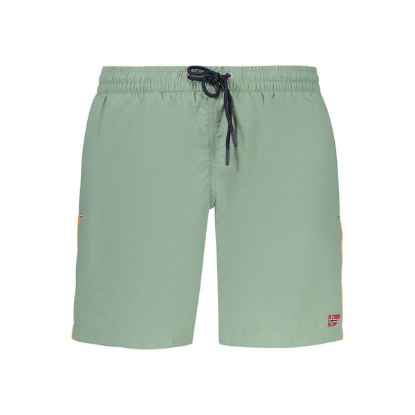 Norway 1963 Verde Poliammide Men's Swim Boxer