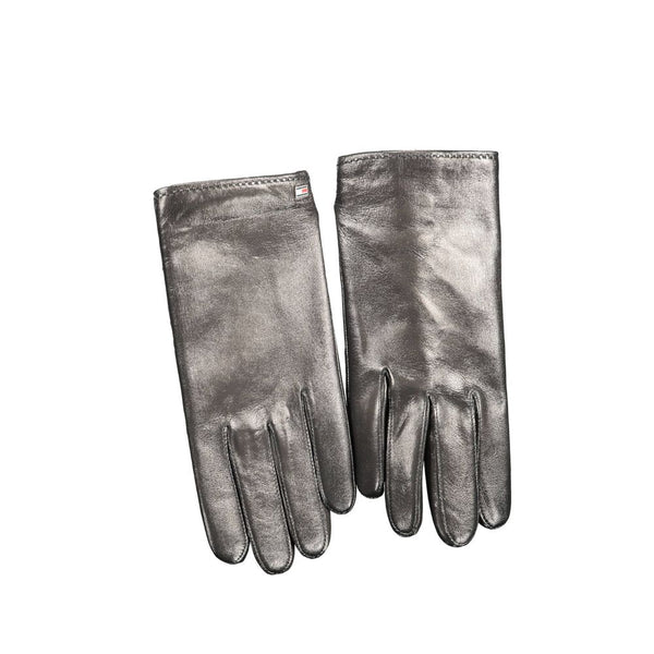 Tommy Hilfiger Black Leather Men's Glove