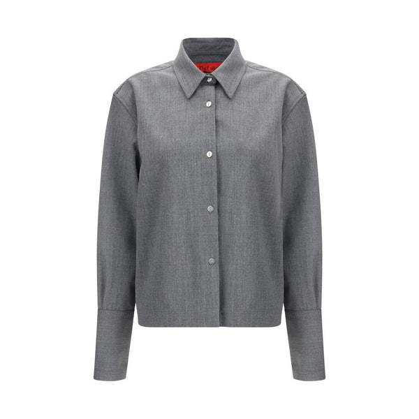 The Latest Gray Wool Oves Aries Shirt