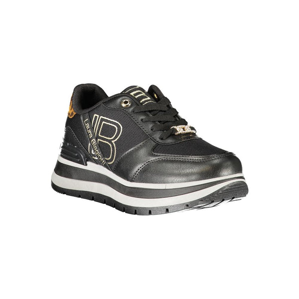 Laura Biagiotti Black Polyester Women Sneaker