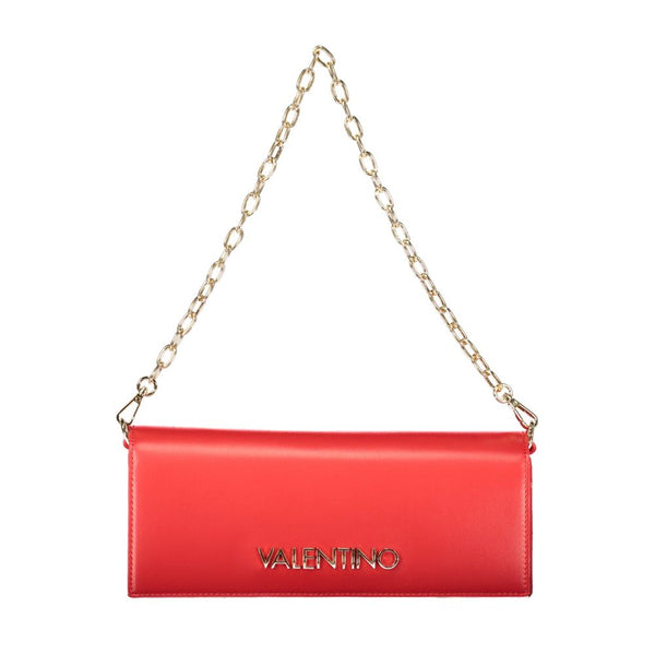 Mario Valentino Rosso Polyurethane Women's Shoulder Bag