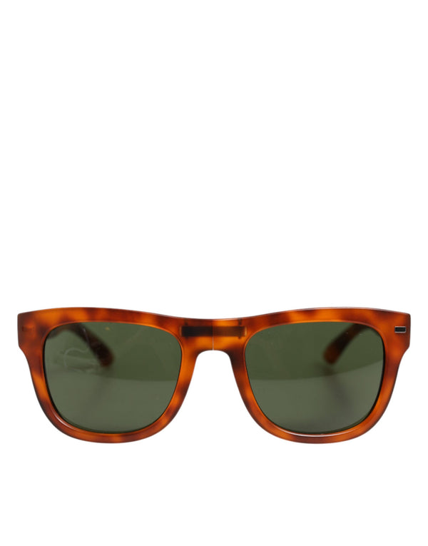 Dolce & Gabbana DG6089 Havana Full Rim Round Lenses Foldable Sunglasses