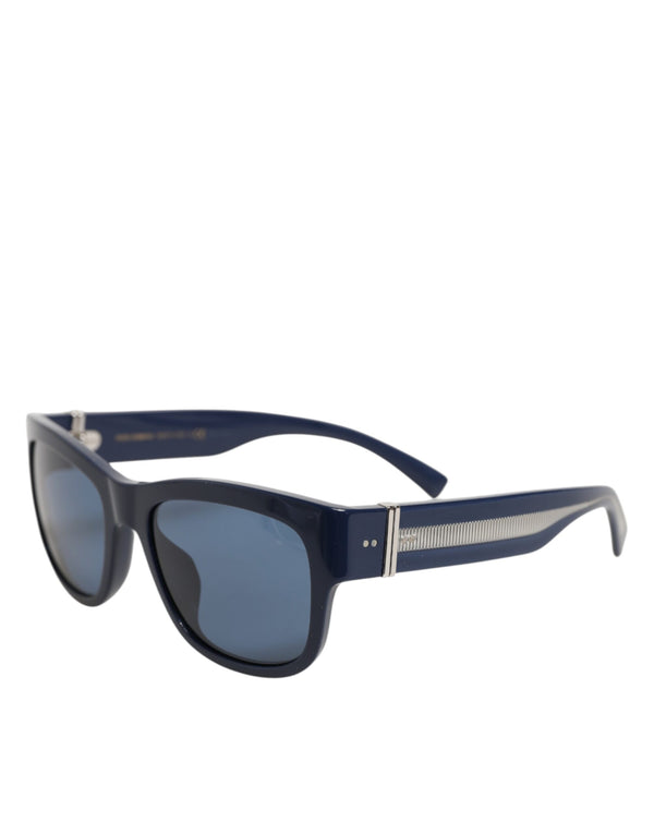 Dolce & Gabbana Blue Acetate Frame Polarized Lenses Sunglasses
