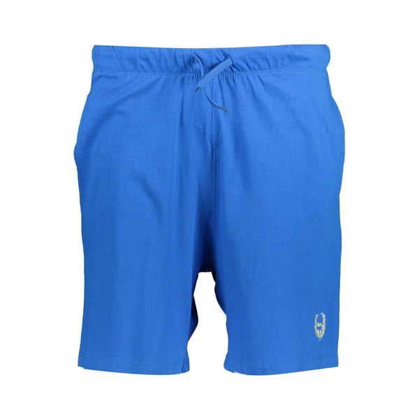 Gianmarco Venturi Blu Cotton Men's Sport Short