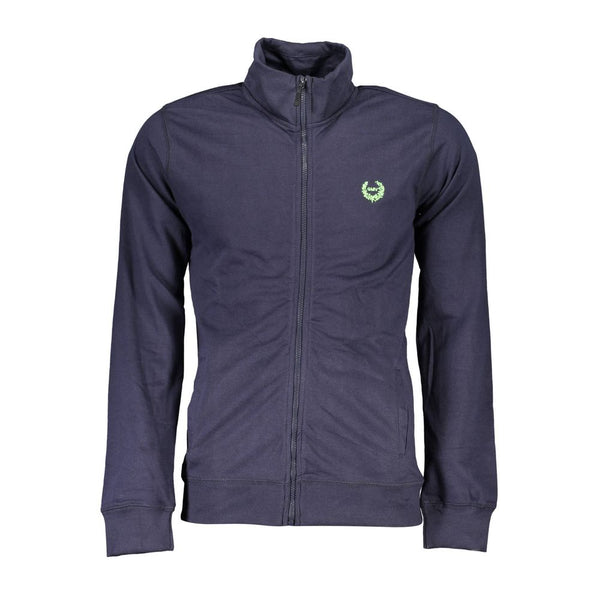 Gianmarco Venturi Blue Cotton Men's Sweatshirt
