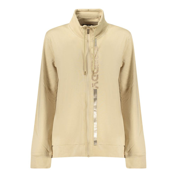 Freddy Beige Cotton Women Sweatshirt