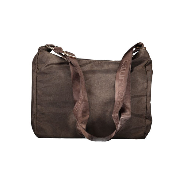 Laura Biagiotti Marrone Polyester Women Handbag