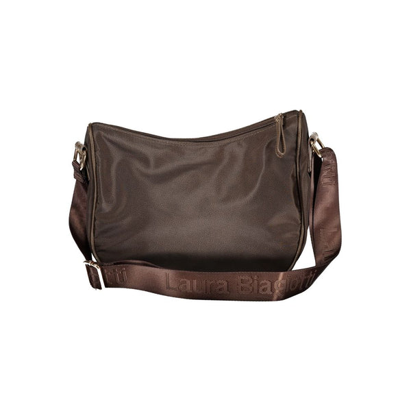 Laura Biagiotti Marrone Polyester Women Handbag