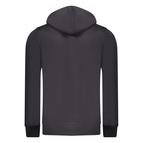 Rifle Blue Cotton Men's Hooded Sweatshirt