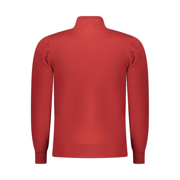 Rifle Red Polyester Men Sweater