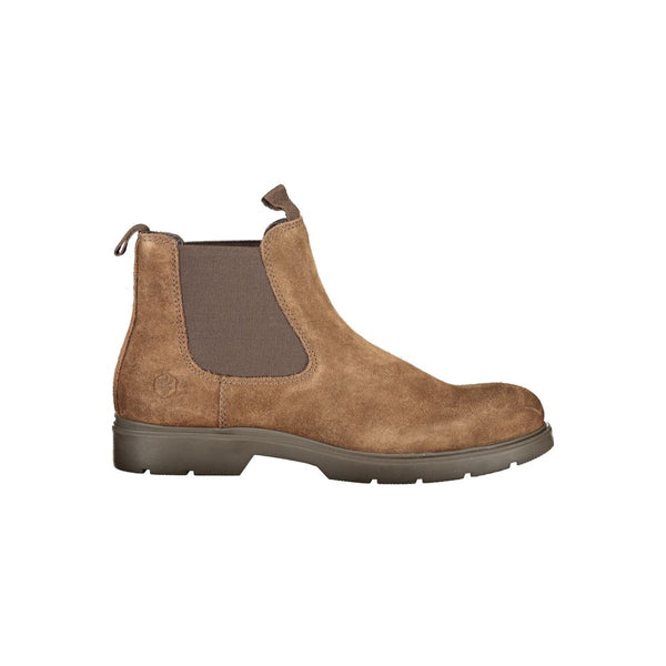Lumberjack Marrone Leather Men Ankle Boot