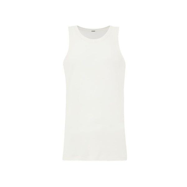 Jil Sander White Cotton Sleveless Jacket