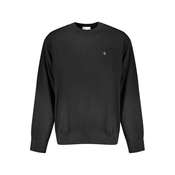 Calvin Klein Black Cotton Men's Sweater