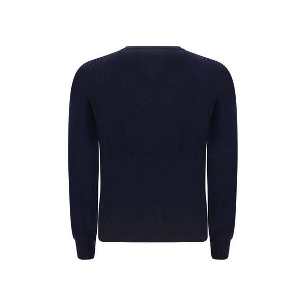 Brunello Cucinelli Blue Wool Oves Aries Sweatshirt