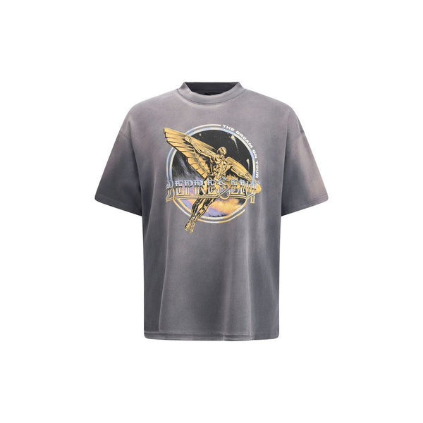 Represent Gray Cotton T-Shirt