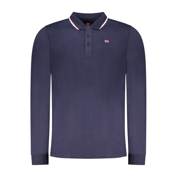 Norway 1963 Blu Cotton Mens Polo Shirt