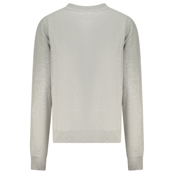 North Sails Grigio Cotton Women Sweatshirt