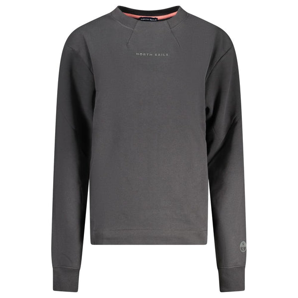 North Sails Black Cotton Women Sweatshirt
