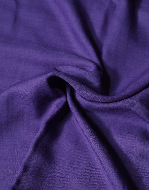 Dolce & Gabbana Purple Lace Stole Cotton Wrap Shawl Scarf