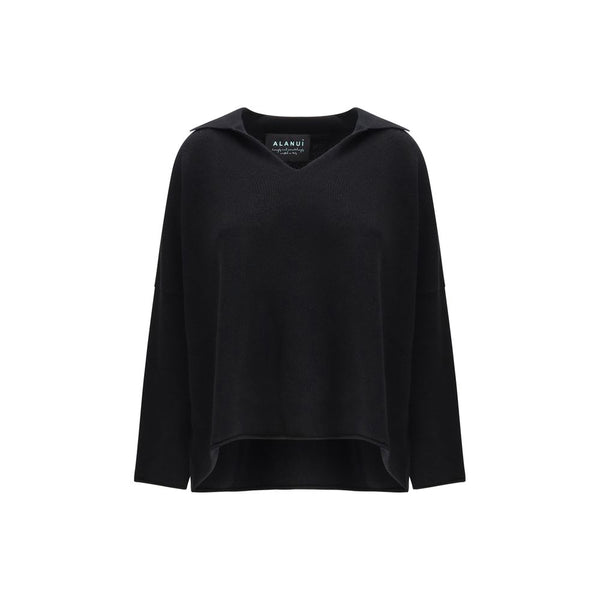 Alanui Black Cashmere Sweatshirt