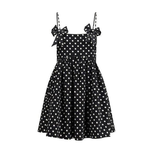 Ganni Black Recycled Polyester Casual Dress