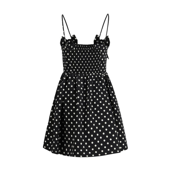 Ganni Black Recycled Polyester Casual Dress