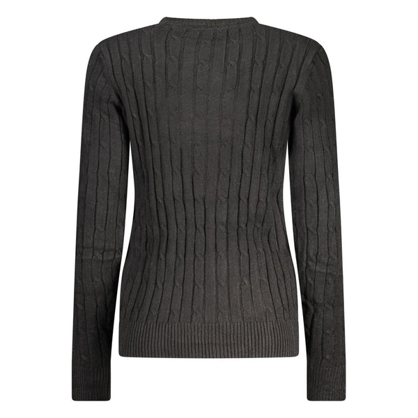 Norway 1963 Black Viscose Women's Sweater