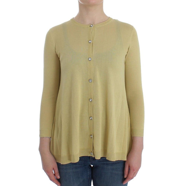 Dolce & Gabbana Bicolor Silk Cardigan