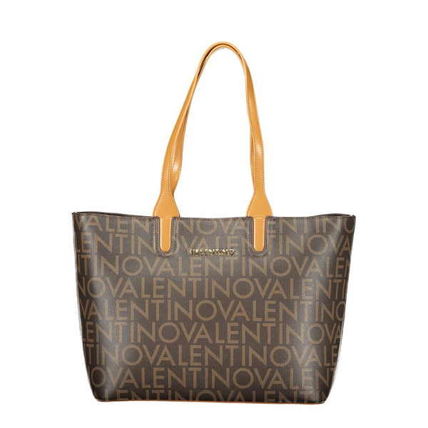 Mario Valentino Brown Polyurethane Women's Bag