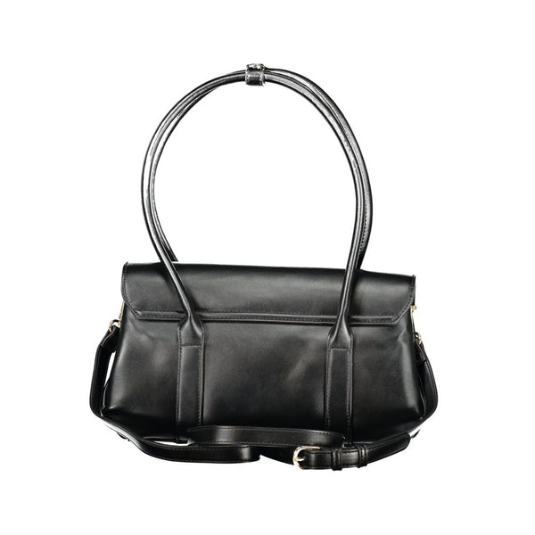 Mario Valentino Black Polyurethane Women's Bag