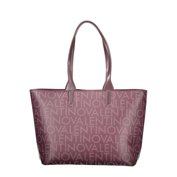 Mario Valentino Rosso Polyurethane Women's Bag with Handles