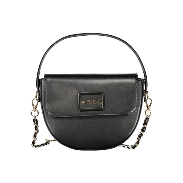 Mario Valentino Black Polyurethane Women's Bag