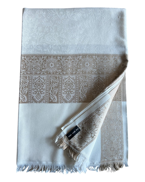 THE GRAY CRAB Royal Heritage Jacquard Scarf