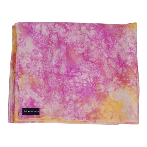 THE GRAY CRAB Sunset Glow Silk Scarf