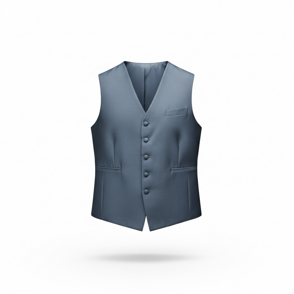 THE GRAY CRAB Cosmic Gray Silk Vest